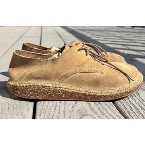 Birkenstock Gary Women's Tan Suede Leather Lace Up Oxford Shoes Size 39/ US 8